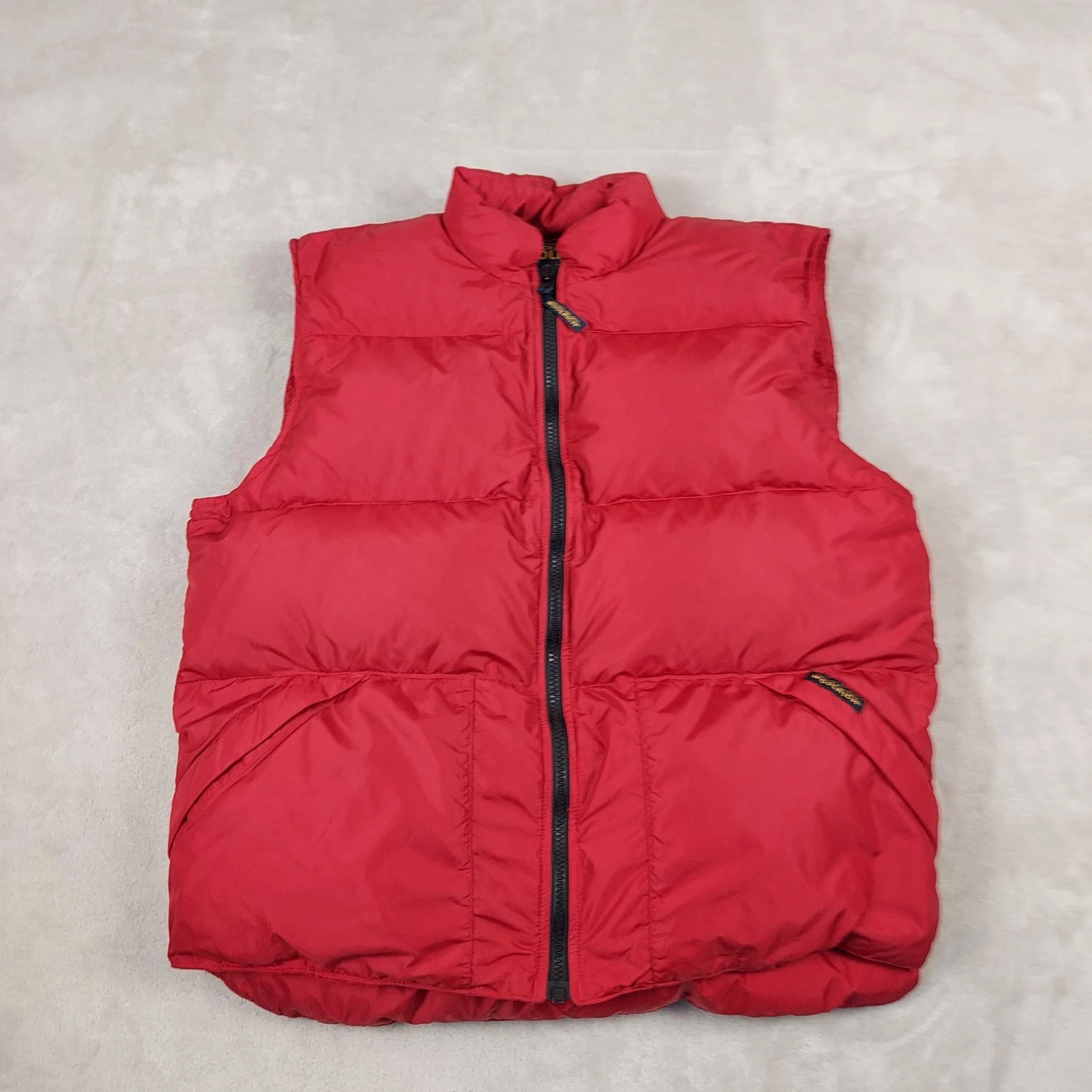Woolrich Vest Mens Medium Puffer Duck Down Deep Red Outdoors Hiking Hunting
Opens in a new window or