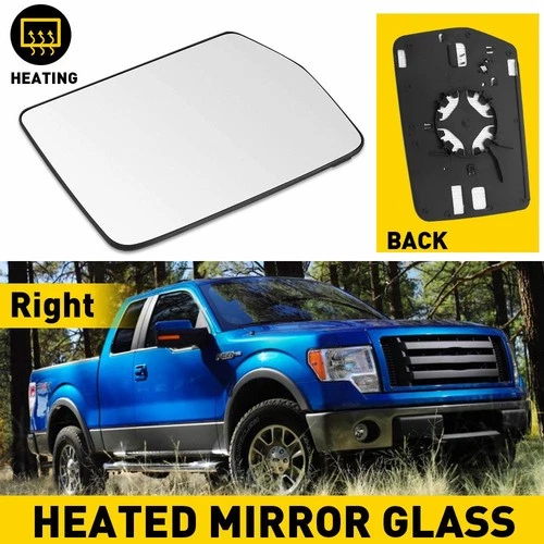 Exterior Passenger Door Side View Mirror Glass 04-10 Ford F-150 Pickup Truck
