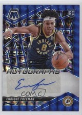 2024-25 Panini Mosaic Rookie Blue Prizm 41/49 Enrique Freeman #RAM-FRE Auto 07mp