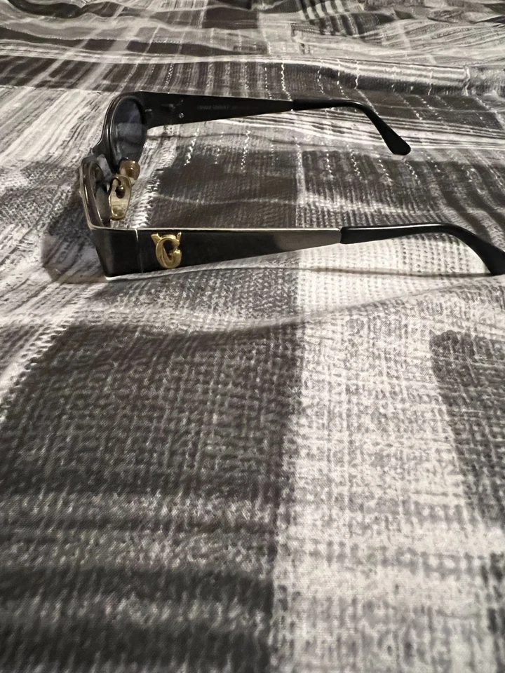 Vintage Sunglass Gianni Versace S99 Sunglasses Mod. S99 Col. 89M Dark Grey Italy - Image 2 of 4