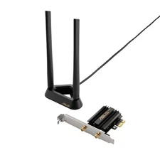 ASUS PCE AXE58BT WiFi 6E PCIe Adapter with Bluetooth 5.2 and External Antenna