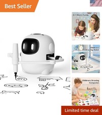 Voice Interactive Drawing Robot for Kids Aged 3-8   150 Cards  Markers Included