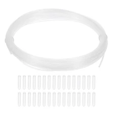 2mm x 2mm x 10 Yards Boning for Sewing, Corset Webbing Boning with End Cap