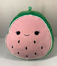 Squishmallows Wanda Watermelon Plush Medium 16in Green Pink Washable