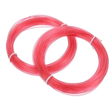 2 Pcs 3D Pen Filament, 1.75mm Dia 33ft Length, Transparent Red