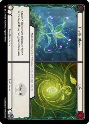 FAB   Thistle Bloom // Life  - Rosetta Card # 005