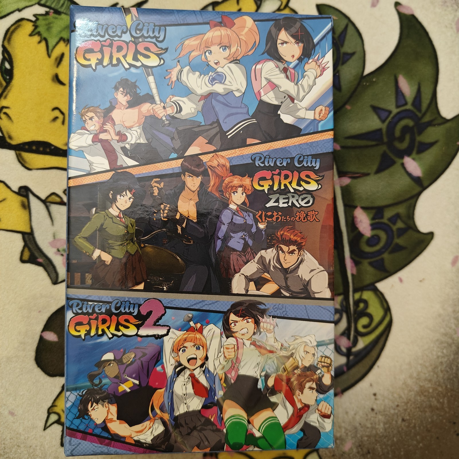 River City Girls Zero 0 / 1 Foil Cover / 2 - Slipcover Soundtrack - Switch - New