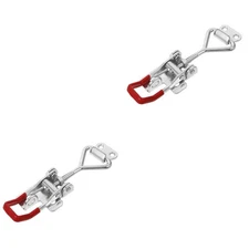 2 Count Rubber T-shaped Latch Trailer Latches for Rear Gate Cargo Door Handle