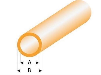 Krick RABOESCH ASA Rohr transparent orange 3x4x330 mm (5) / rb425-55-3