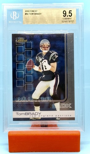 Tom Brady #50 2002 Topps Finest card
