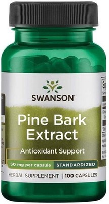 Swanson Pine Bark Extract, 50mg - 100 caps (378,00 EUR/kg)