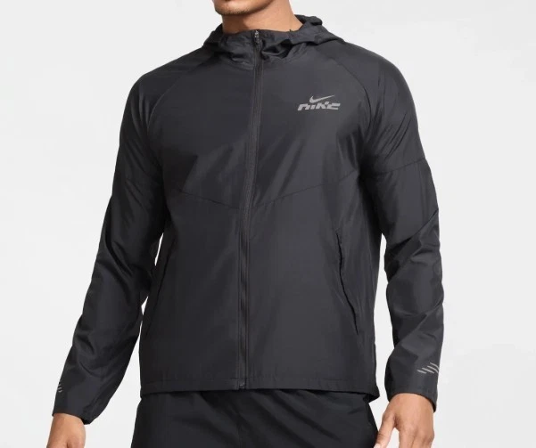 Nike REPEL Miler Flash Thin Lightweight Running Jacket Men's Drk Grey IB3770-070