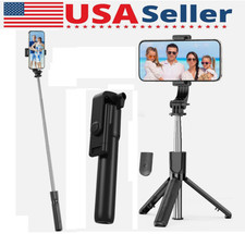 Selfie Stick Tripod Remote Desktop Stand Cell Phone Holder For iPhone Samsung US