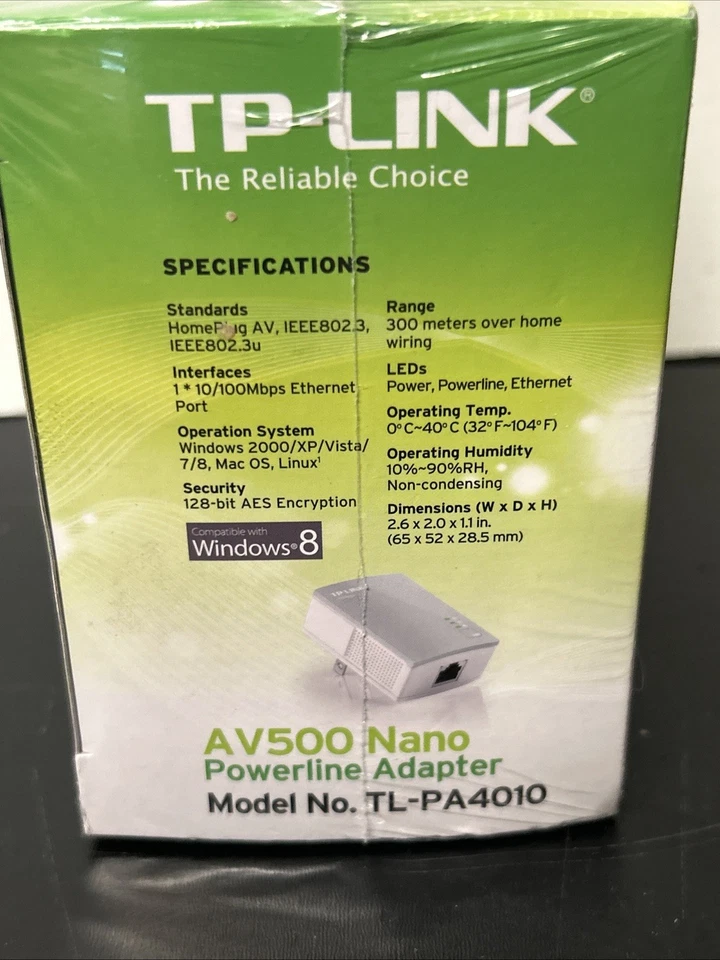TP-Link AV500 Nano Powerline Adapter TL-PA4010 New - Image 4 of 4