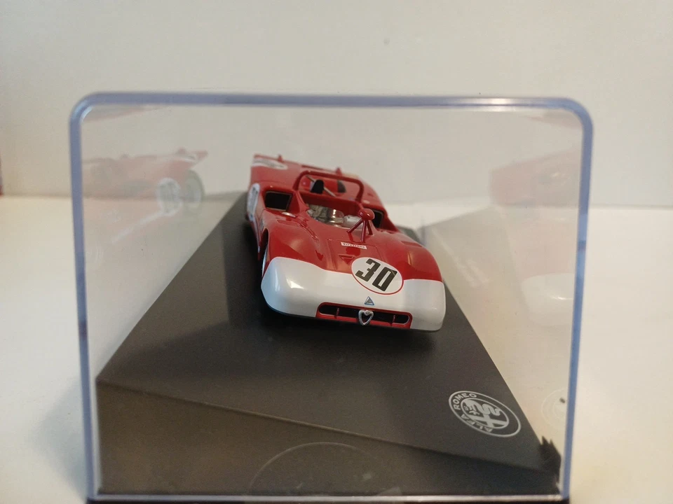 125 1/43 Alfa Romeo 33/3 6h Watkins Glen 1971  Centauria Altaya Salvat Panini  - Immagine 3 di 4