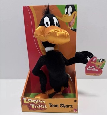 Looney Tunes Plush DAFFY Toon Starz Stuffed Animal Toy Mattel 2003 VTG NEW