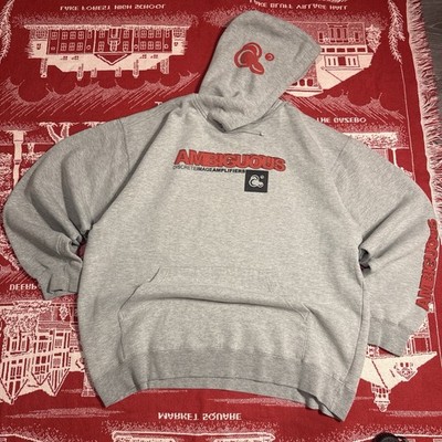vintage 2000s Ambiguous Discrete Amplifiers grey hoodie
