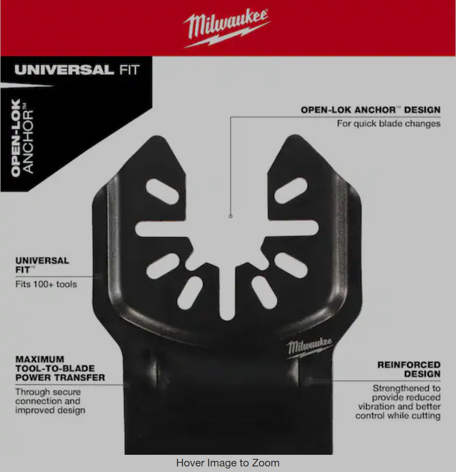 Multi-Tool Oscillating Blade Kit w/ NITRUS & Bi-Metal Blades (5-Piece)