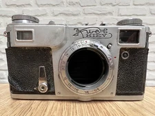 KIEV 4 USSR 35 mm Contax copy Camera body only Not working, for parts