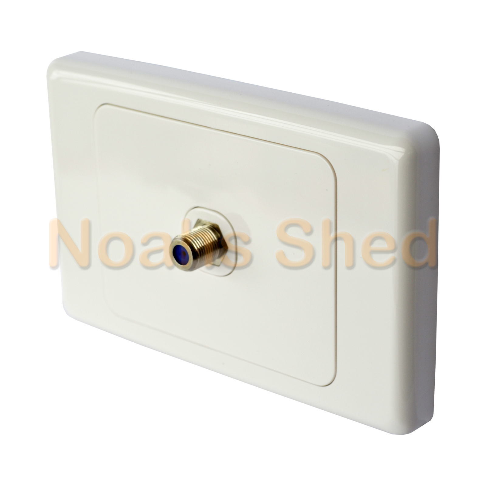 1 Port Gang Wall Plate Clipsal 2000 Style FType TV Antenna Satellite