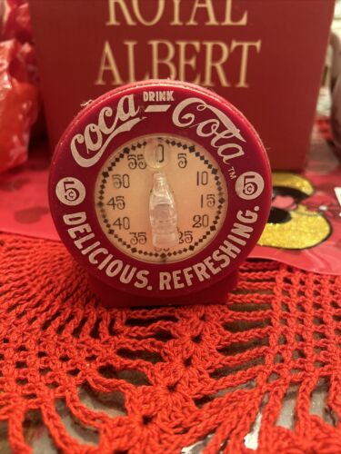 Coca Cola vintage 1996 (60 Minute) cooking Timer Red Plastic Tested working - Picture 1 of 2