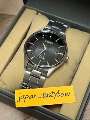 Seiko Selection SBPX103 Solar Power Titanium Sapphire Watch JAPAN
