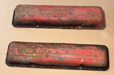 Original Small Block Chevrolet Script Valve Covers 59 60 61 62 63 64 65 66 67