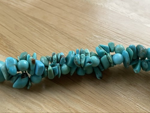 Edelsteinkette, Türkis, QVC, verlängerbar 43-47,5cm - Bild 4 von 8