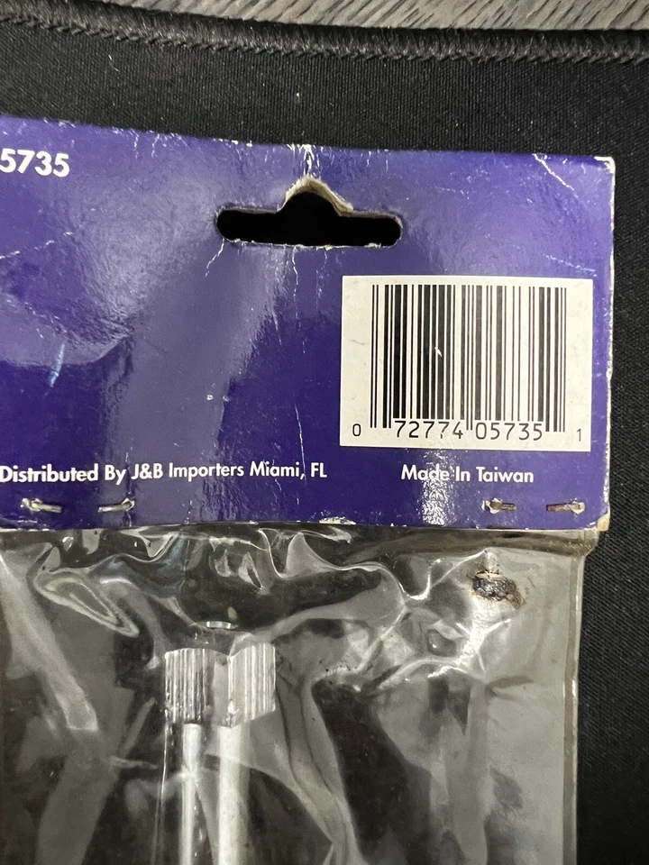 NOS Pirámide Cromo Vástago Perno 238mm Cabeza Allen con Cuña Foto 3 de 4