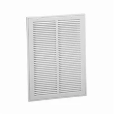Hart & Cooley Return Air Filter Grille, 20" x 10", Steel, White
