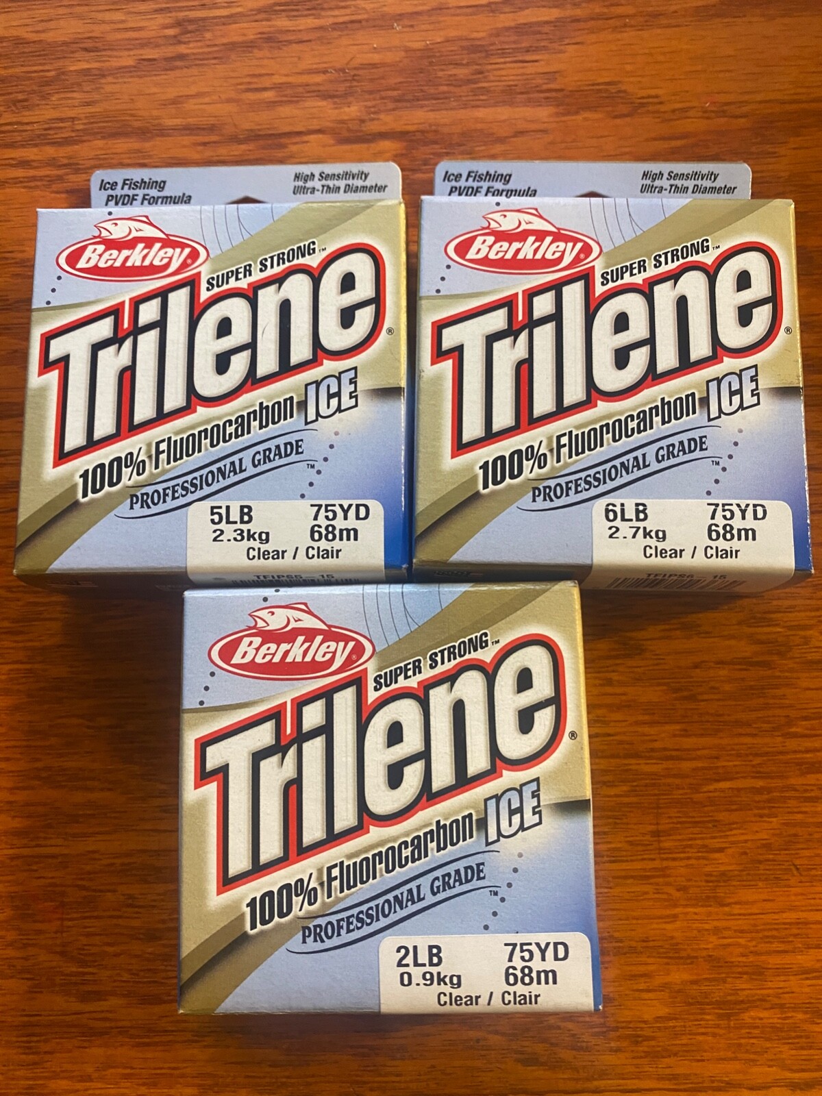 Berkley Super Strong Trilene 100% Fluorocarbon Ice Fishing L