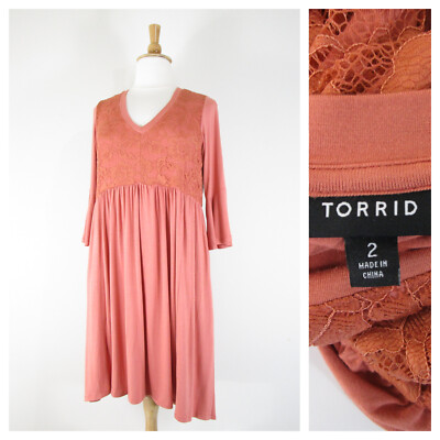 Torrid Plus Size Super Soft Rusty Brown Hi-Low Skater Mini Dress Size 2 2X 18 20 | eBay Torrid Plus Size Super Soft Rusty Brown Hi-Low Skater Mini Dress Size 2 2X 18 20 | eBay