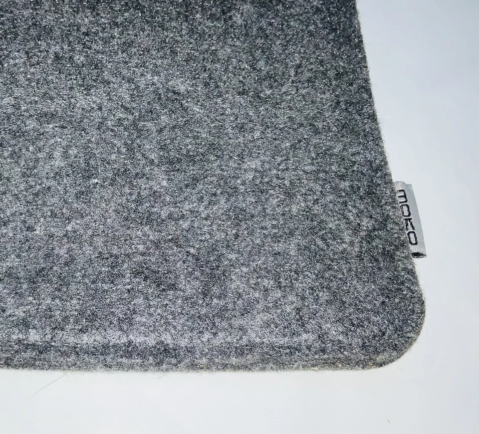 MOKO Gris Forrado iPad Funda Protectora Funda con Bolsillos Extra Foto 3 de 4