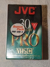 New 3pk JVC VHS C Compact 90 Min Video Cassette Blank Tape TC 30 EHG High Energy