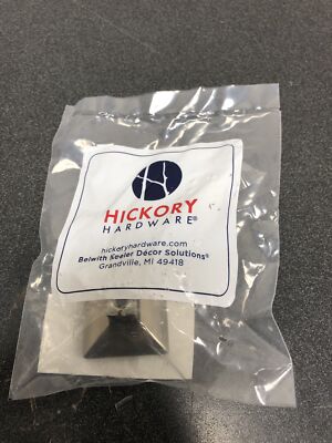 Hickory Hardware Skylight 1-1/4'' Sleek Square Cabinet Knob / Drawer Knob - Stain