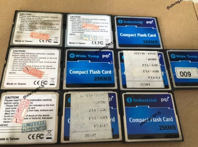 10PCS PQI 256MB CompactFlash Card CF Card - Image 2 of 2