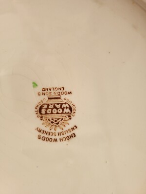 England Enoch Woods Plate | eBay