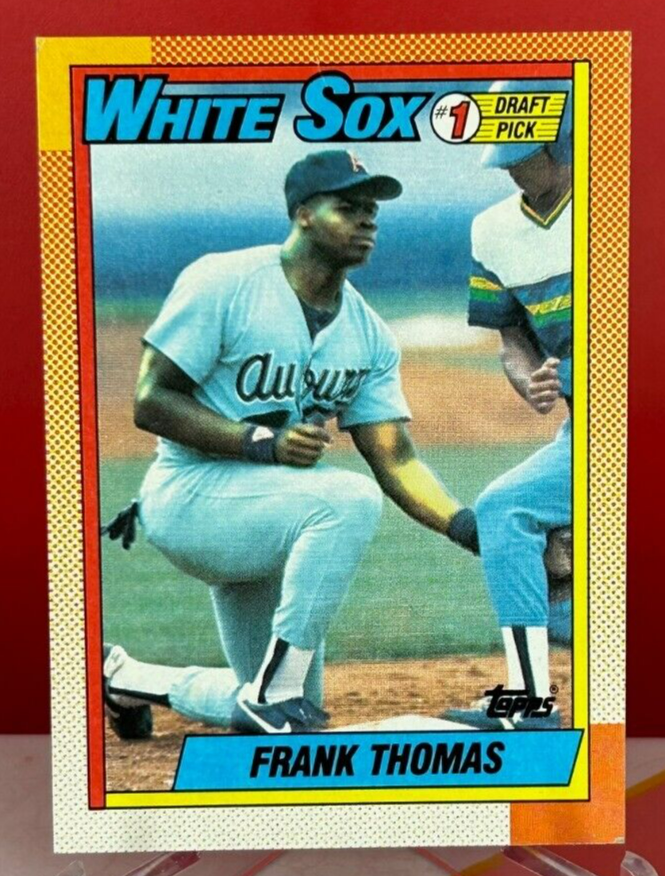 1990 Topps Frank Thomas ROOKIE CARD #414 WHITE SOX Auburn | eBay