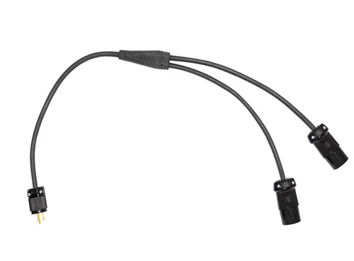 Power Y Cable 1 Edison Male to Fanout 2 L6-20 Female Connectors 12 AWG 3ft