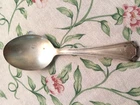 Gorham Sterling Silver Child Spoon 4.5" Monogrammed Vintage