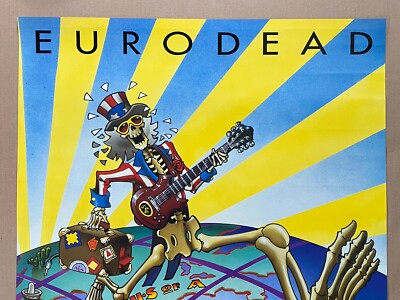 Eurodead Vintage Poster Grateful Dead Euro Dead 1991 Kroman Music
