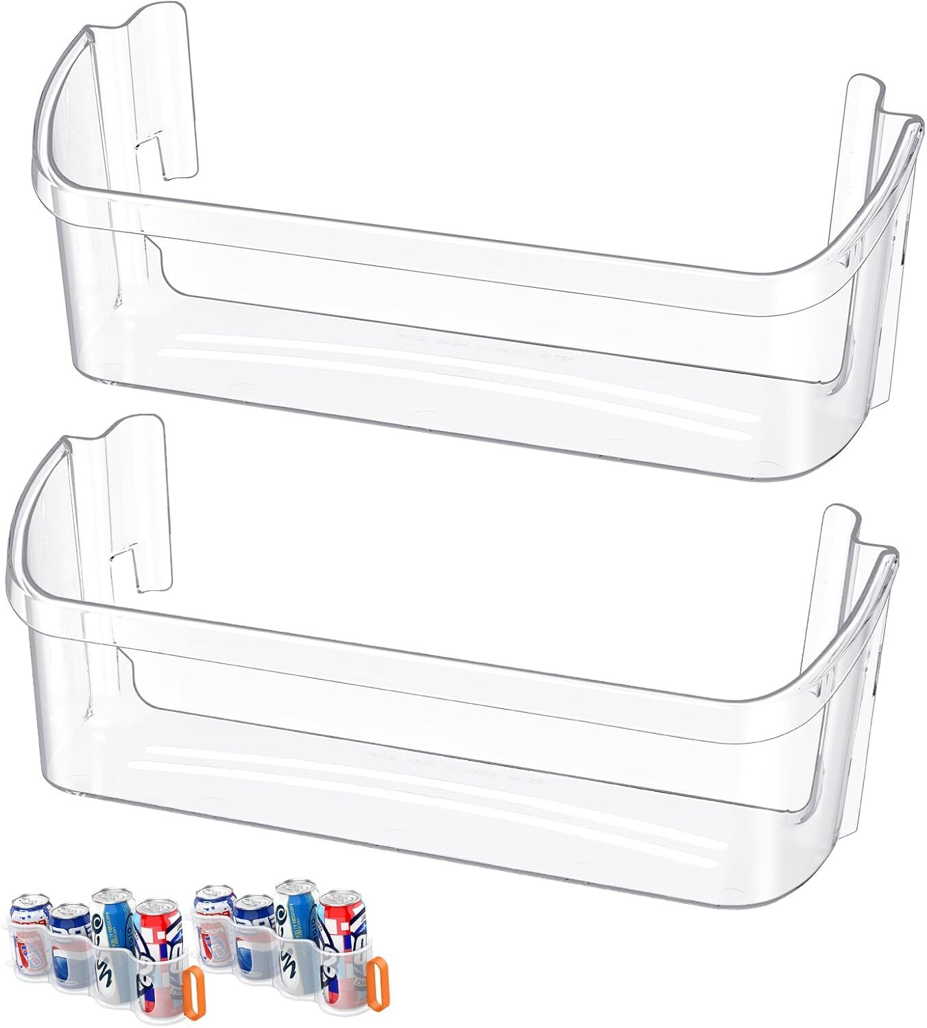 2 PACK New 240323002 Refrigerator Door Bin Shelf Compatible With Frigidaire