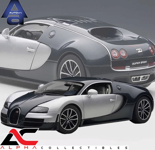 Preços baixos em AUTOart Bugatti 1:18 de brinquedo e de metal