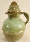 FRANKOMA Pottery #93 Small Guernsey Juice Pitcher Prairie Green 6.5"