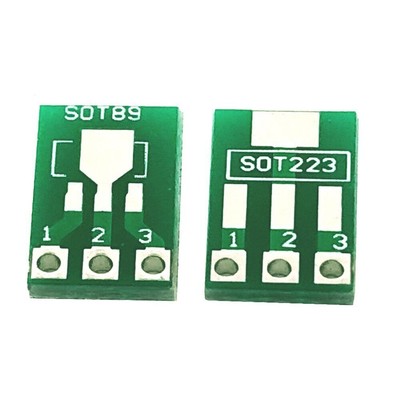 5pcS SIP3 Adapter Board Converter Double Side SOT223 SOT89 to DIP New #D8*