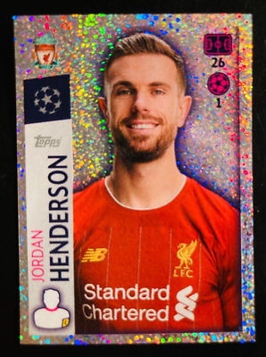 2019-20 Topps UEFA Champions League #282 Jordan Henderson foil