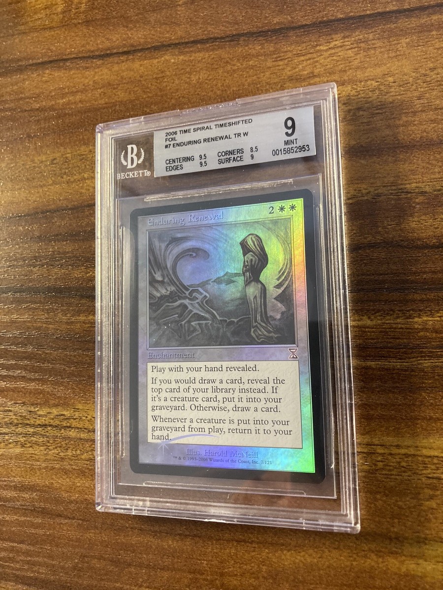 MTG✨ENDURING RENEWAL FOIL✨Time Spiral-Timeshifted BGS 9