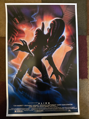 1979 Alien Xenomorph Sci-Fi Horror Poster 11x17 Cult | eBay