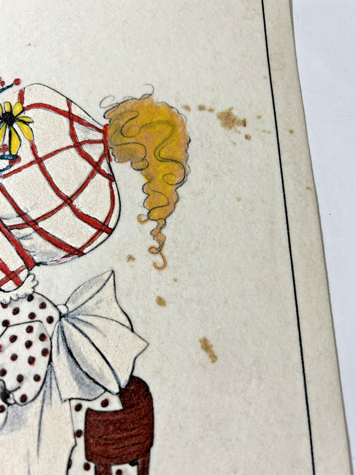 Vtg Tri-Chem Liquid Embroidery God is Great God is Good Little Boy Girl Praying