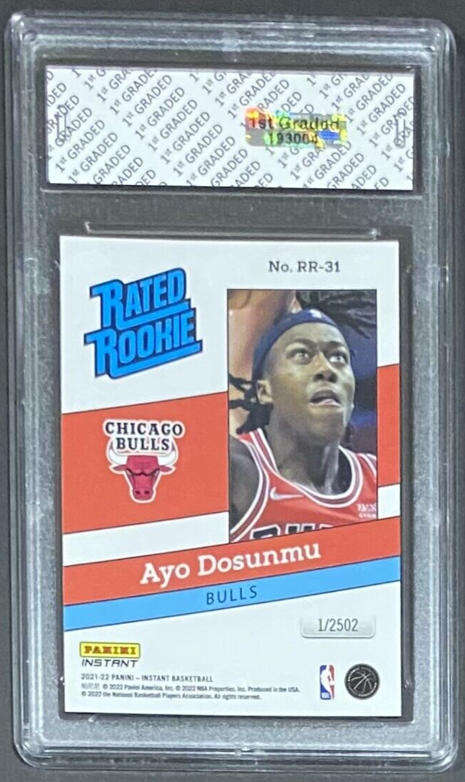 2021-22 Panini Instant - Rated Rookie Ayo Dosunmu #RR-31 /2502 (RC